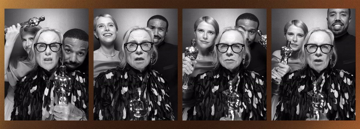 miguelaraizac's tweet photo. Amy Madigan, Jessie Buckley y Michael B Jordan posando con sus Oscars ❤️ https://t.co/OUrmtXcgHQ