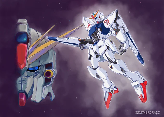 『機動戦士ガンダムF91』も公開35周年になるんですね(*'ω`*) なぜか地元の横須賀の映画館では上映されなかったので 横浜に行っていつもより大きなスクリーンで新しい物語を観れたのだw そんなわけで過去絵です。