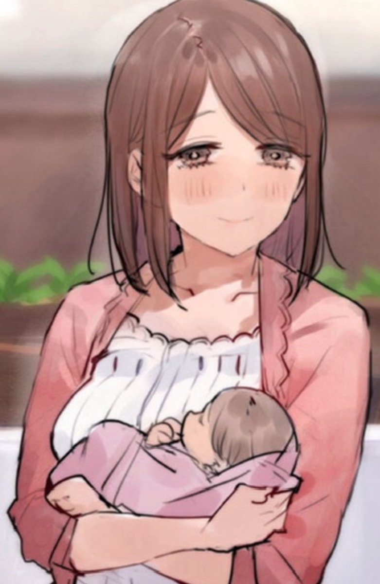 Watching him while sitting at one of the benches with Nikko in her arms…