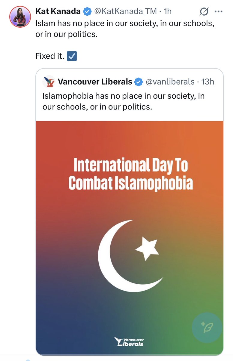 She is ardent conservative supporter and is found in many conservative rallies, shoulder to shoulder with Pierre,