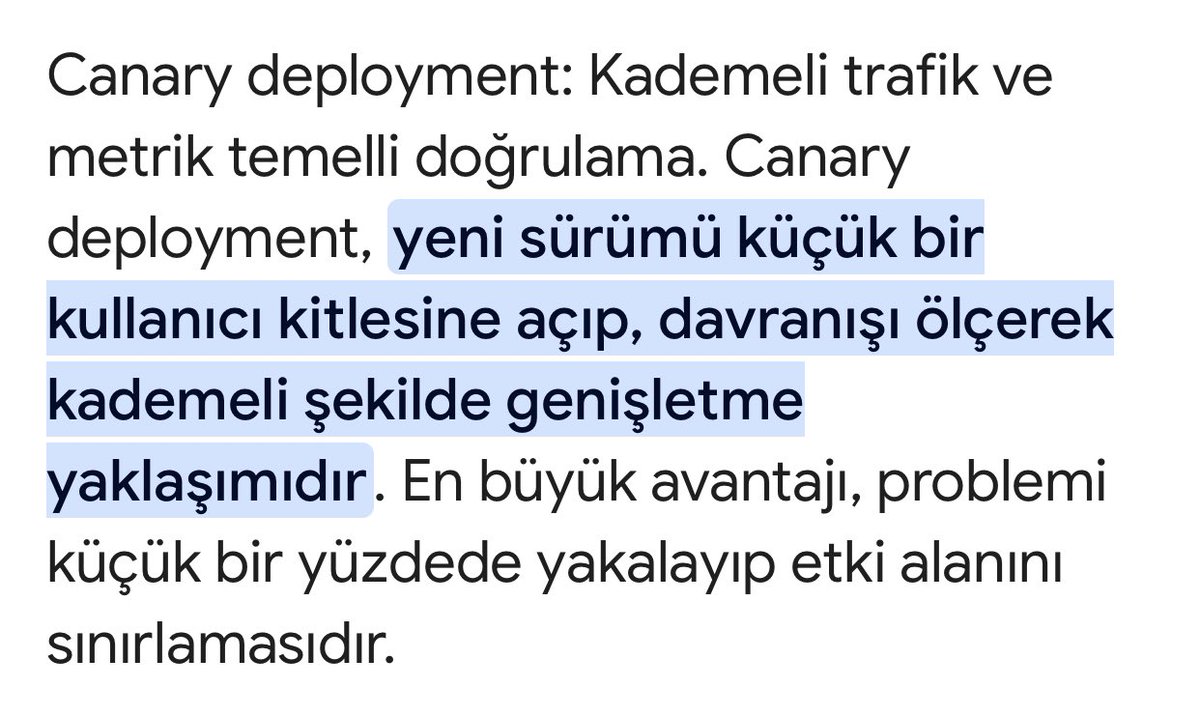 mozdemir79's tweet photo. Bu ekip canary deployment nedir bilmiyor mu?
feature flag nedir duymadı mı?

Böyle kritik bir yazılımı tüm araçlara aynı anda dağıtmak nasıl bir release stratejisidir? https://t.co/zqNFseg4Zb