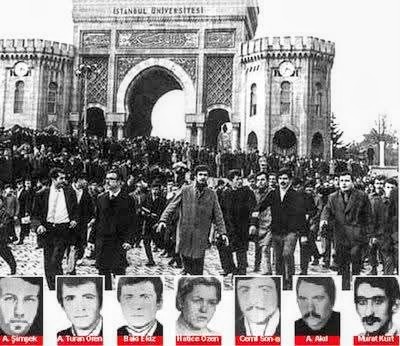 av_ugurpoyraz's tweet photo. 48 yıl önce bugün (16 mart 1978) okul çıkışında sol görüşlü öğrencilerin üzerlerine bomba atılmış ve 7 öğrenci katledilmiş, 41 öğrenci yaralanmıştı.
Sanıklar bulunamadı ve dava zamanaşımı ile kapatıldı. https://t.co/25s3hMCZwx