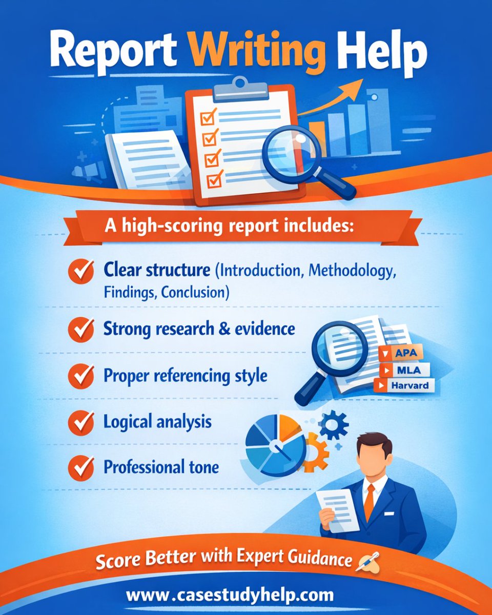 casestudyhelp's tweet image. Struggling to structure your report properly?

Get help from experts: tinyurl.com/muuf3hrt

#reportwriting #academicwriting #assignmenthelp #studentsupport #universitylife #essayhelp #casestudyhelp #homeworkhelp #writinghelp #academicexperts