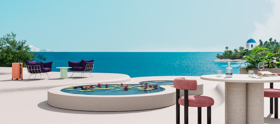 Imagine Travala as a physical space 🛋️

A lounge for our community to reflect, unwind &amp; plan the next trip.

Our new backgrounds are purposely unconventional, unifying the unexpected to create bold new perspectives.

We’re breaking down barriers to connect worlds &amp; lead change.