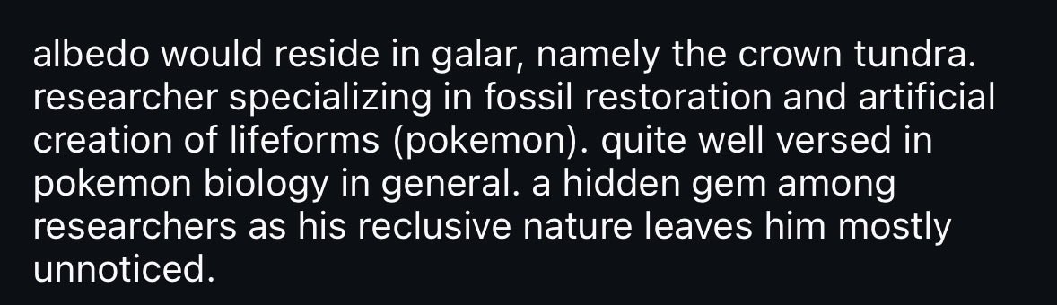 cal 🪓★ albedo’s freak specimen tweet media