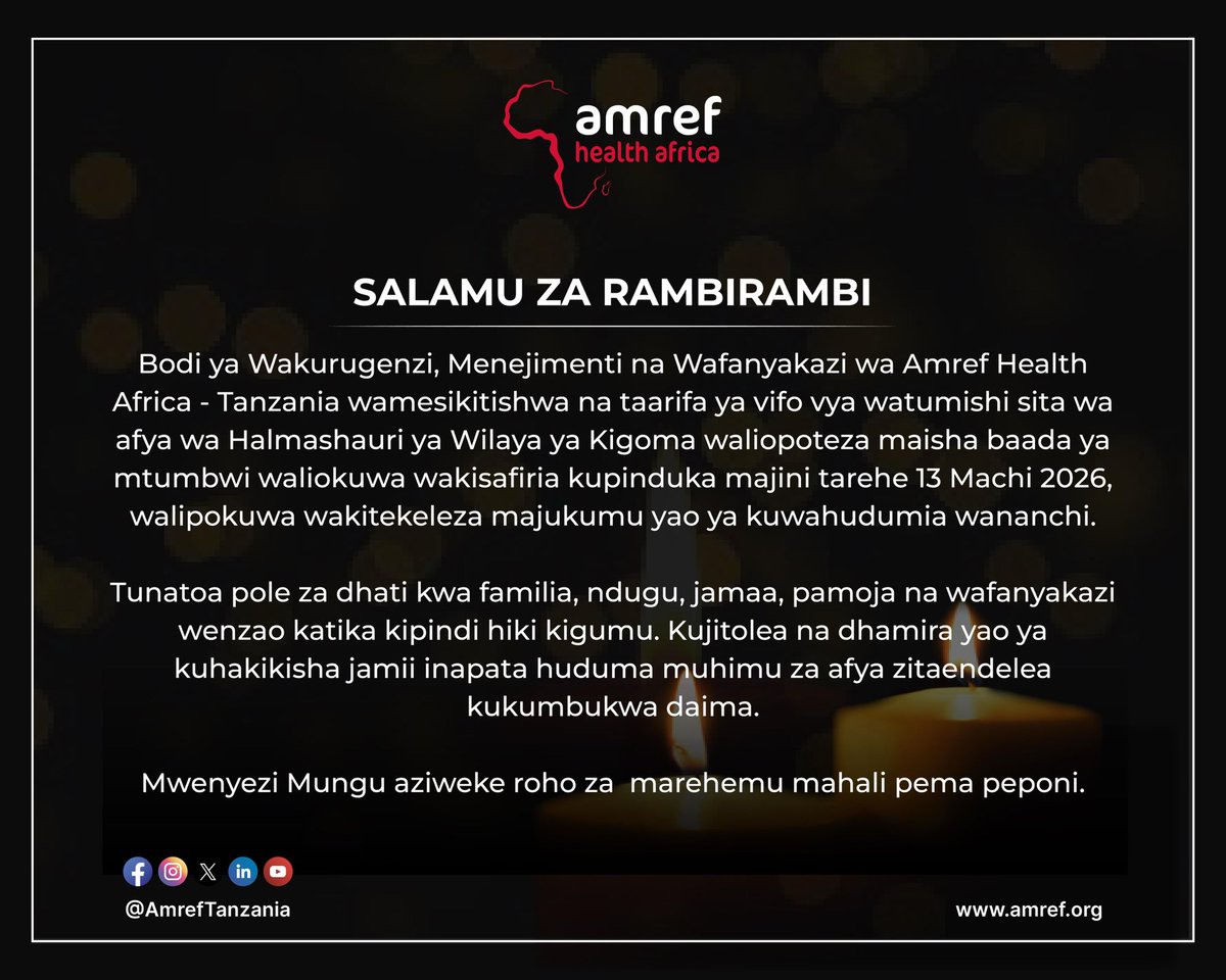 Amref Tanzania tweet media