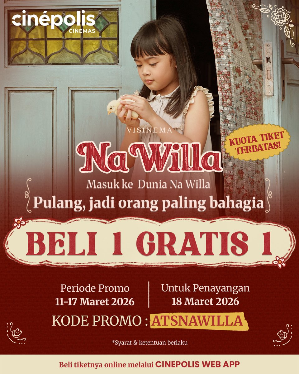 #BahagiaBarengNaWilla di Bioskop Sekarang! tweet media