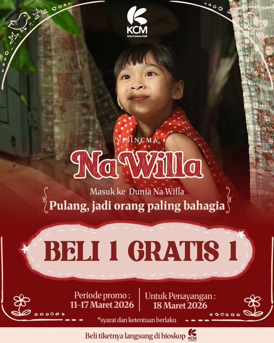 #BahagiaBarengNaWilla di Bioskop Sekarang! tweet media