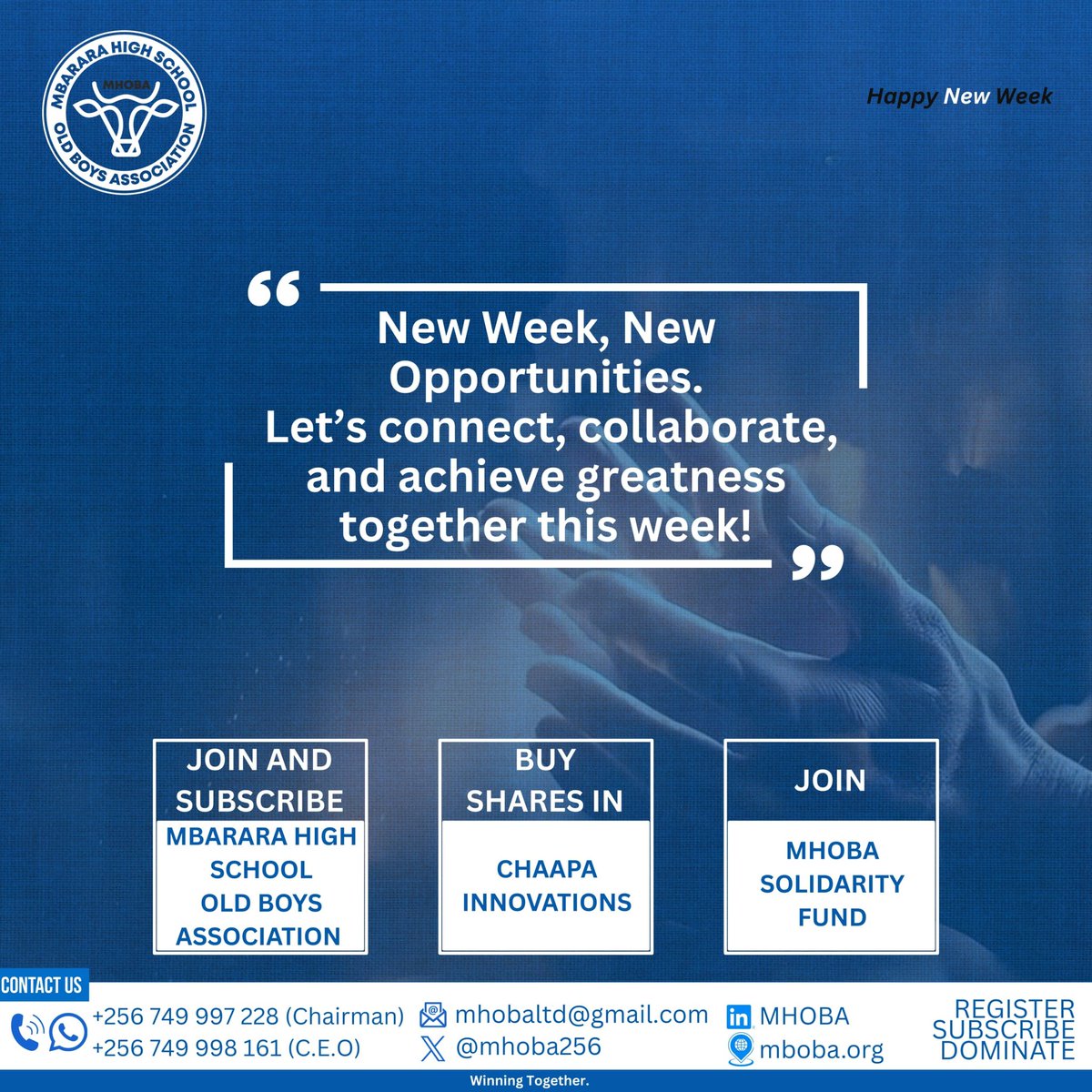 Mbarara High School Old Boys Assoc. (MHOBA) tweet media