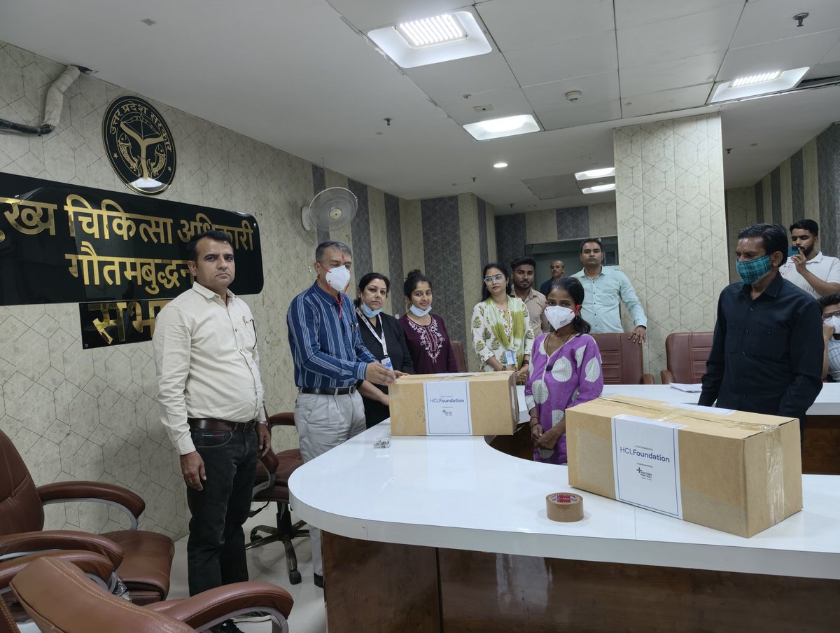 Nutrition Distribution Programme DTC Noida. District Gautambudh Nagar.
In the Chairmanship of CMO Sir