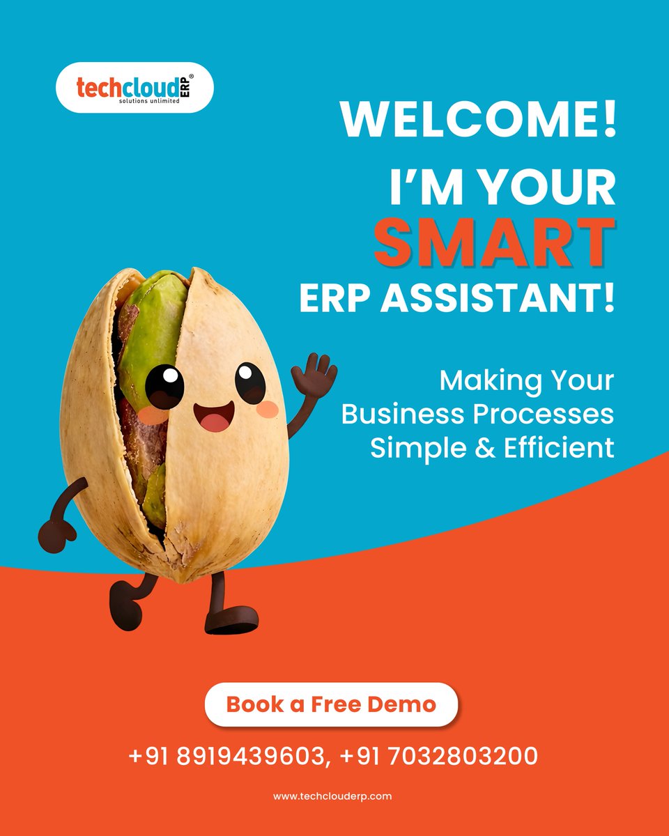 TechCloudERP's tweet photo. Your Smart ERP Assistant is here! 🚀

👉 Get a FREE demo now!
📞 Call us: +91 8919439603, +91 7032803200

#TechCloudERP #bestERP #No1ERP #ERPSoftware #CloudERP #TechSolutions #MondayMotivation #SmartERP #ERPAssistant #Telangana #TechInnovation #India https://t.co/qRerpdyRtQ