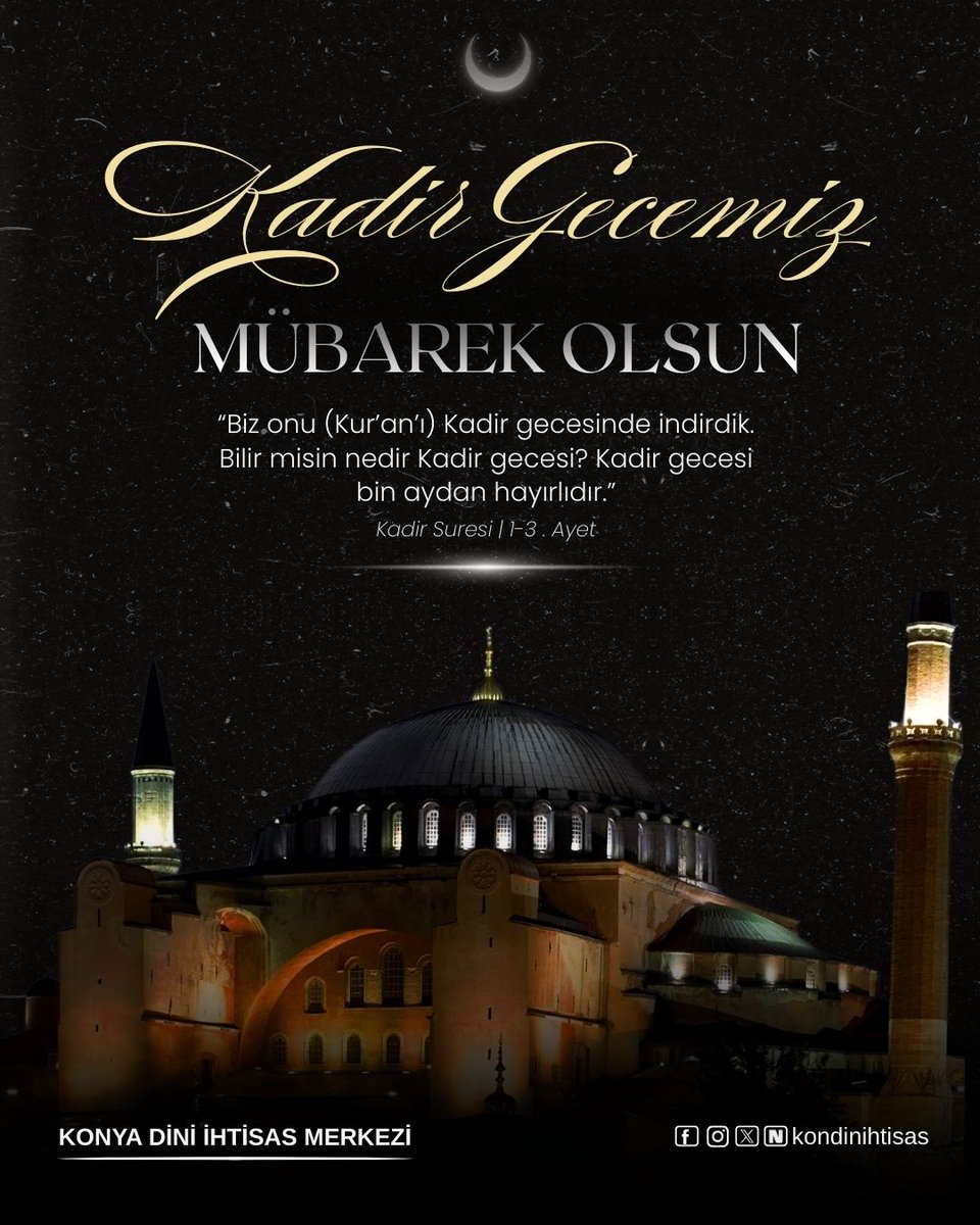 Kadir Gecemiz Mübarek Olsun