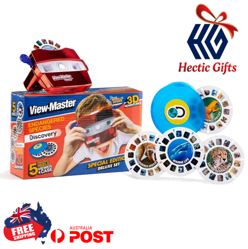 HecticGifts's tweet image. NEW - View-Master Metallic Endangered Species Edition Gift Set

tinyurl.com/57kr4fvc

#New #HecticGifts #BasicFun #Viewmaster #Metallic #SpecialEdition #EndangeredSpecies #GiftSet #Kids #Educational #Collectible #ThreeDee #FreeShipping #AustraliaWide #FastShipping