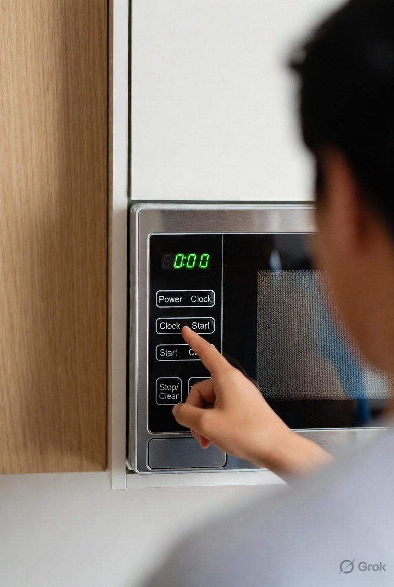 waggawebdesign's tweet photo. Does anyone use any of the other buttons on a microwave apart from START? https://t.co/UI2tXaQiKh