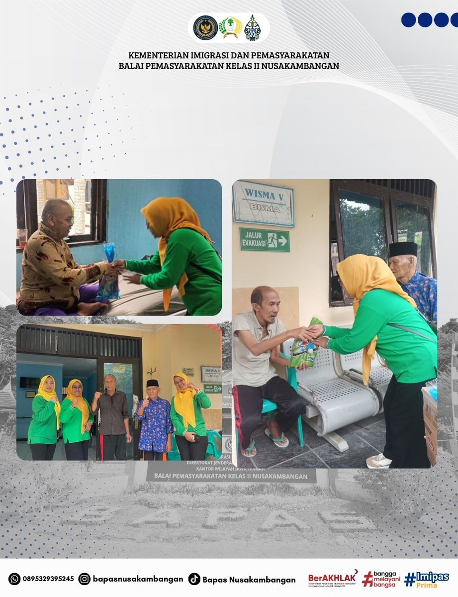 Tebar Kepedulian, PIPAS Se-Nusakambangan dan Cilacap Berbagi dengan Lansia di Panti Dewanata
cilacap.bapas.id/tebar-kepeduli…