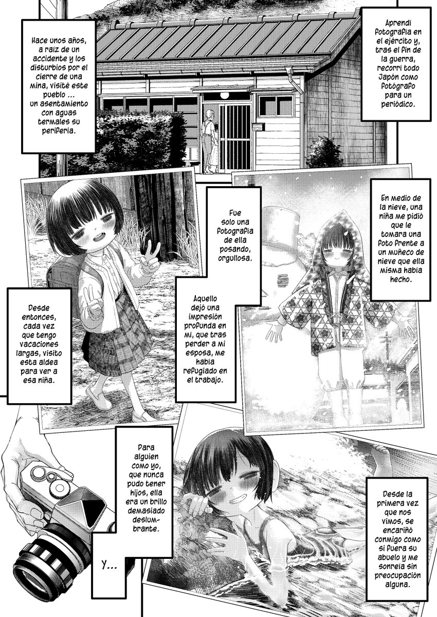 higeteca's tweet photo. Una traducción cortita pero bonita.

Artísta: Popu
Título: Registro del crecimiento de Noriko

Galerías:
Exhentai: https://t.co/DqByGXopRS
Hitomila: https://t.co/UAOByWwEaL

#lolicon https://t.co/N7C1hZWhFy