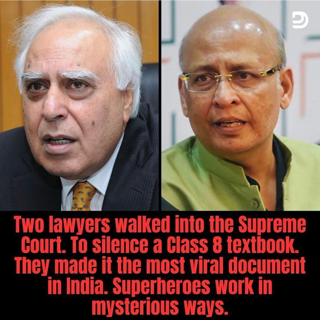 A HeartfeltThank You Letter To:

Kapil Sibal Ji &amp; Abhishek Manu Singhvi Ji
🏵️🏵️🏵️🏵️🏵️🏵️
Gentlemen,

From the bottom of my heart with folded hands with tears of gratitude. 

A Big, Thank you !!!

For years, an ordinary Indian had no idea.

No idea that 5 crore cases are pending.