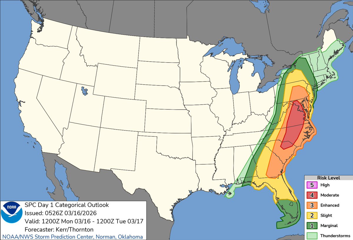 NWS Storm Prediction Center tweet media