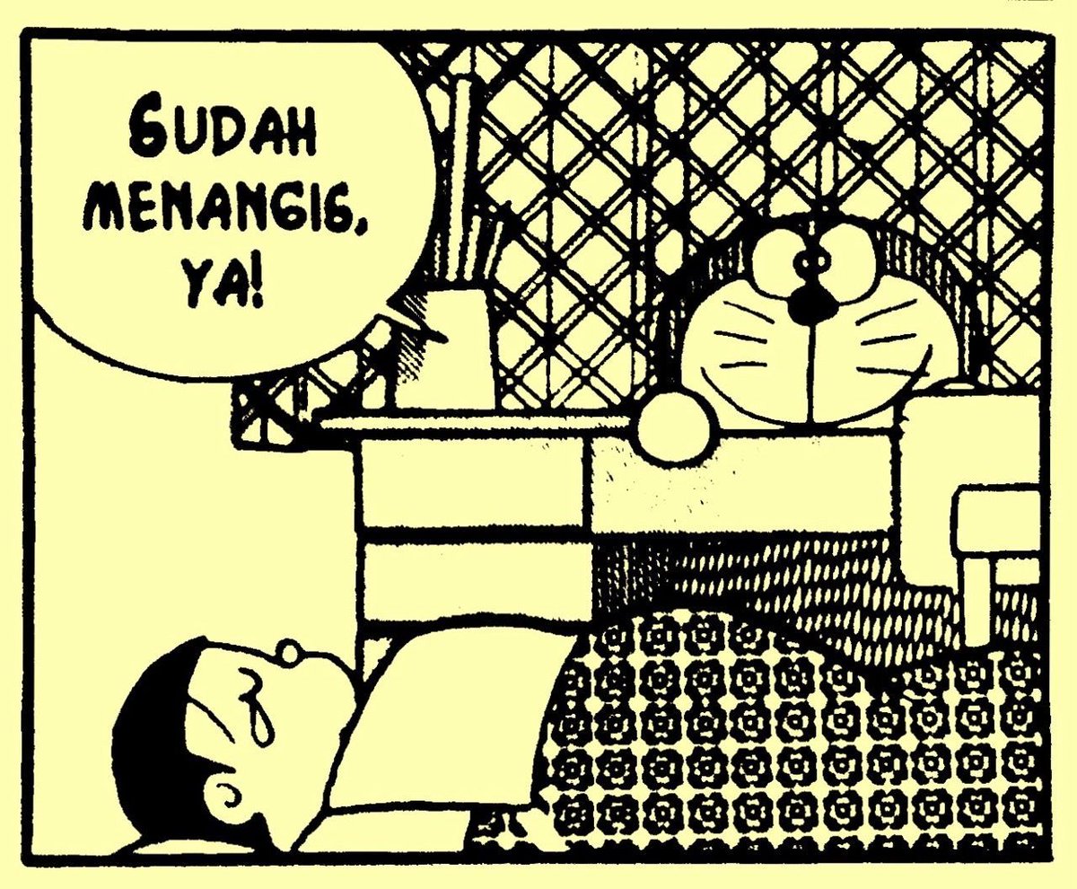 Karyawan baru setelah tabah bekerja rodi sekian bulan:

(Vol. 38, 1986/#DoraemonHariIni Maret 2026)