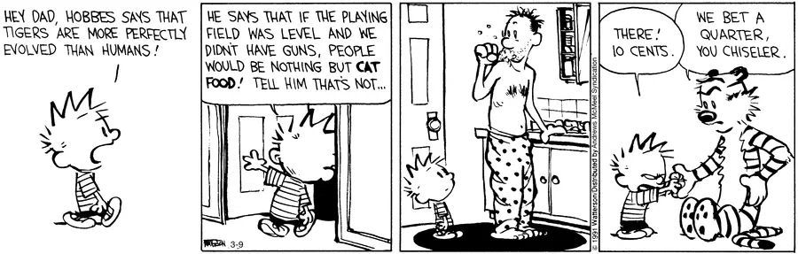 Calvinn_Hobbes's tweet photo. LOL😂
#CalvinandHobbes #BreakfastTalk https://t.co/cy5lDDsmE7