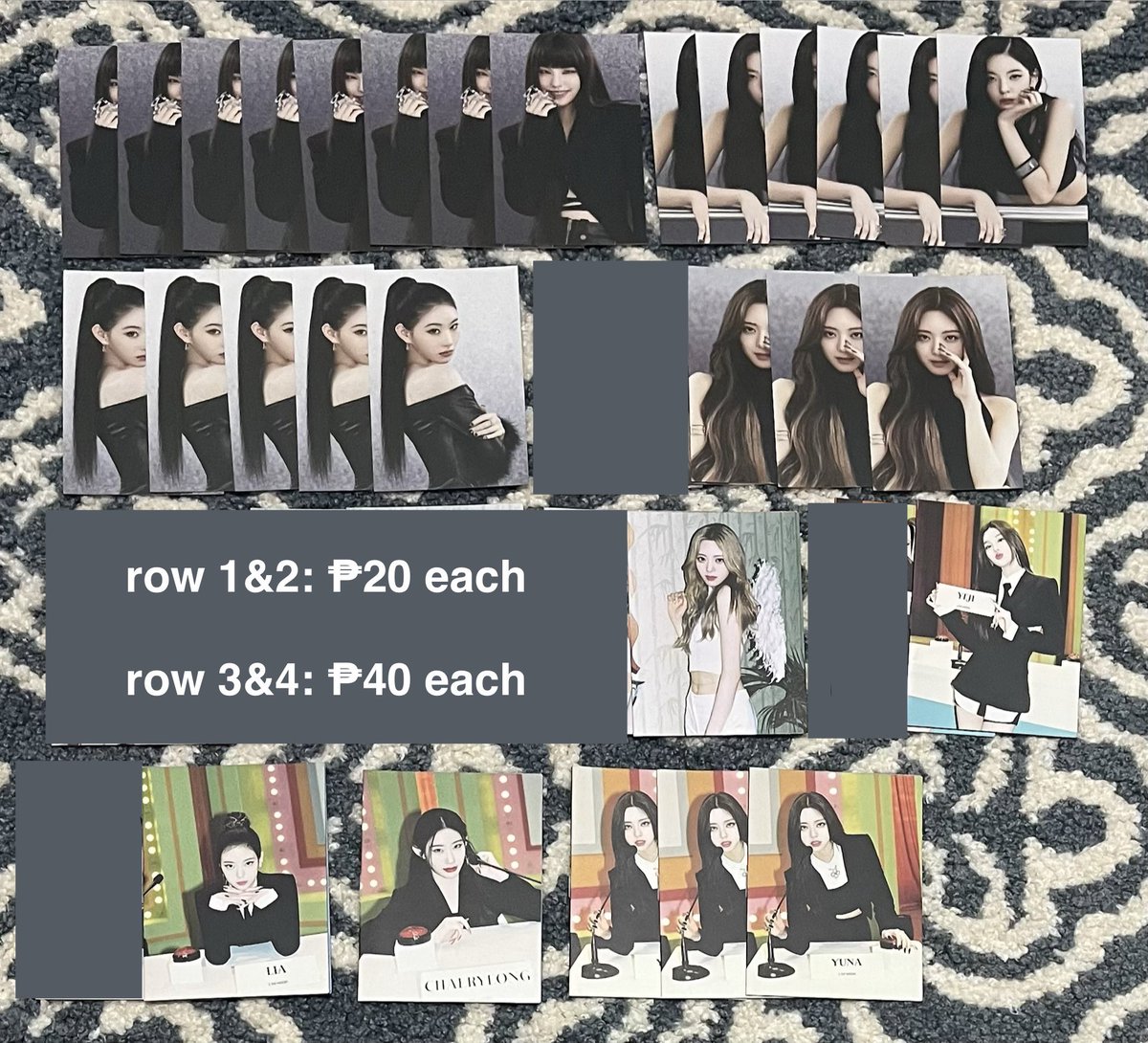 _doolsheetnet's tweet photo. wts lfb
itzy

- ₱ + pf lsf
- payo
- check pinned for mop &amp; mod

ph ww eu usa yeji lia ryujin chaeryeong yuna photocard pc album kill my doubt kmd cheshire standard neon message special unit jinlia 2shin chaerlia chaerji ryuryeong yulia https://t.co/xpiaJz5peS