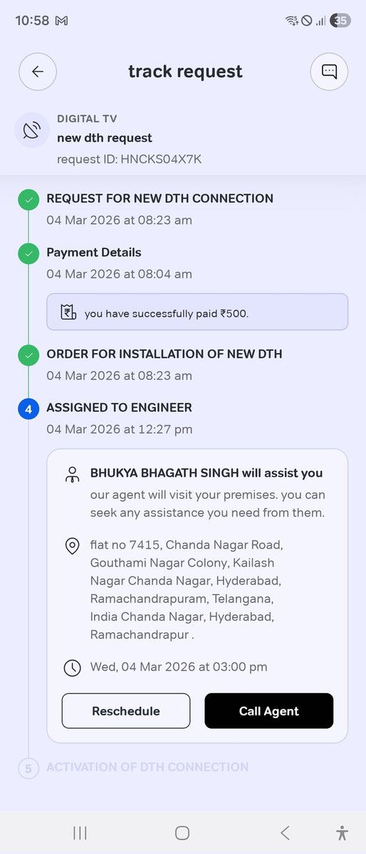 ShripadDharmad1's tweet photo. @airtelindia what kind of service is this ?

Paid 12 days ago no update since that day.
Tried reaching through chat no, no one to listen their nor the bot is having all solution.

@jagograhakjago what is the procedure to make complaint https://t.co/9q8WeCX7Qk