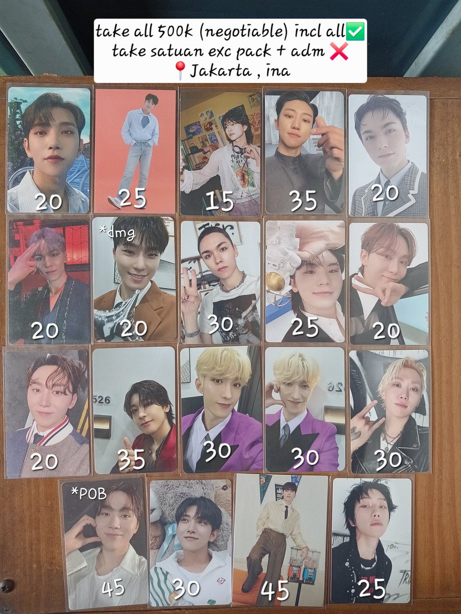 fishuaaa's tweet photo. WTS || WANT TO SELL INA🇮🇩 
photocard seventeen dicon, caratland, heaven, attaca, right here, fml, spill the feels, holiday

~ ready kamar 
~ good condi 
~ take all include all ✅️
~ take satuan exc pack + adm❌️
~ 🛒 co orange 
❌️ HNR / CANCEL ❌️
📍 Jakarta, ina https://t.co/PyG9v3wyFp