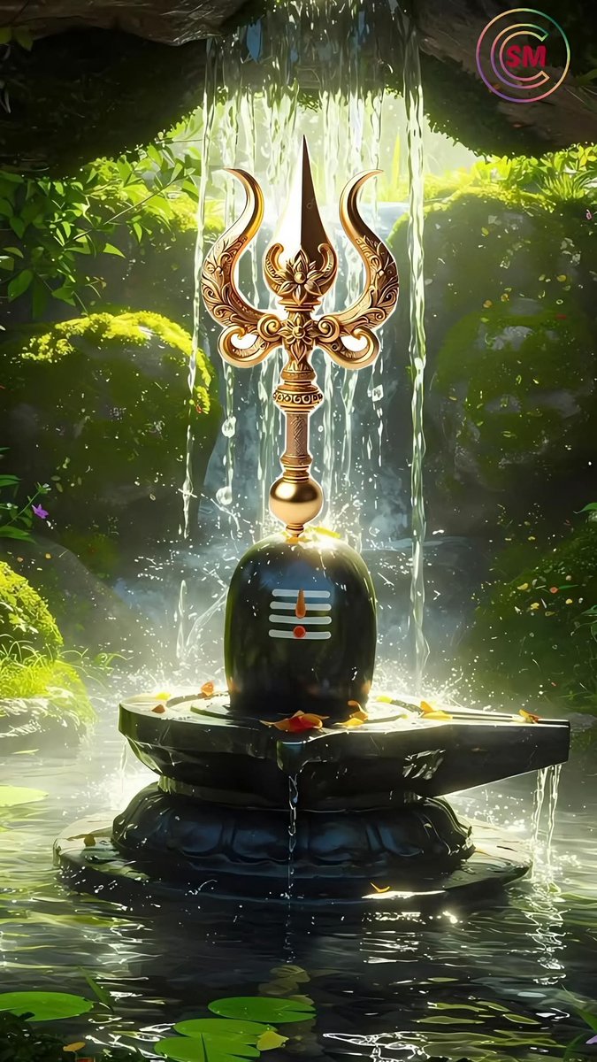 Ak94378's tweet photo. हर हर महादेव 🙏🏻🕉️
झरने की शीतल धाराओं के बीच स्थापित यह दिव्य शिवलिंग और स्वर्ण त्रिशूल शांति का अद्भुत संगम है, महादेव की भक्ति में लीन यह दृश्य मन को असीम सुकून और ऊर्जा प्रदान करता है 🙏🏻🕉️ https://t.co/NPOsyv8TJH
