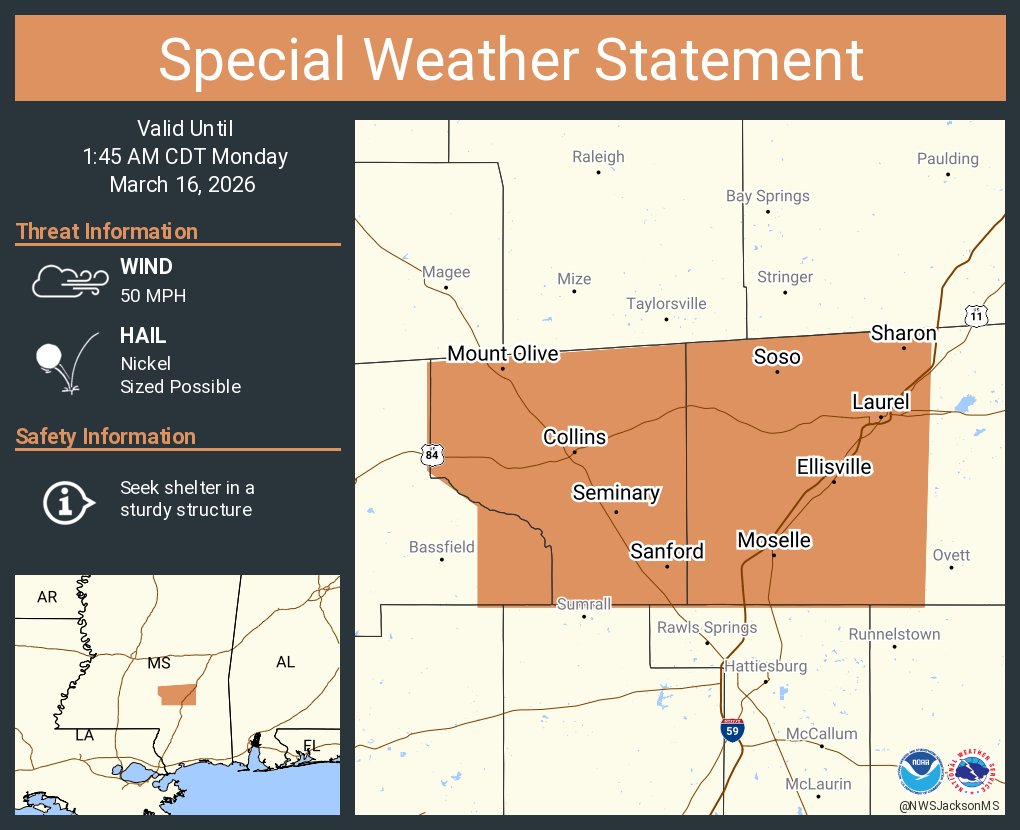 NWS Jackson MS tweet media