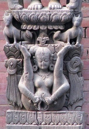 milbel_'s tweet photo. Across cultures, sacred figures point to the same portal through which life enters the world. https://t.co/ypWpVeBJw3