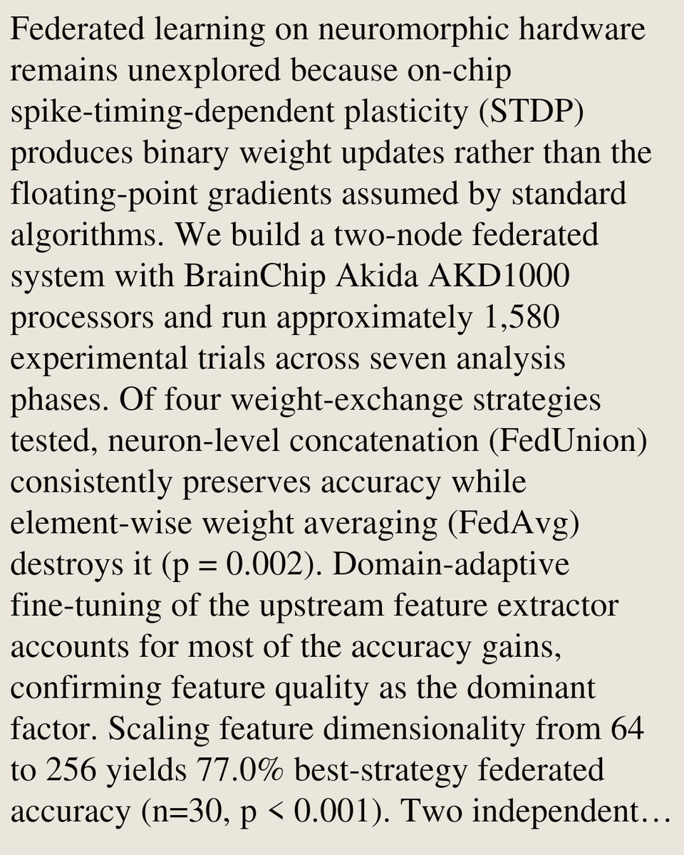 Neural and Evolutionary Computing arXiv tweet media