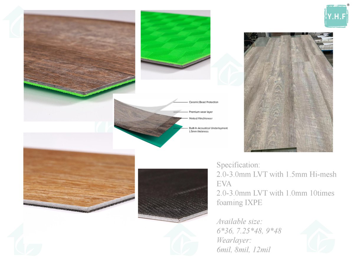 Yhfloors's tweet photo. LVT Glue-Down with Acoustic Pad
Experience superior comfort and enhanced sound insulation with our LVT Glue-Down Flooring.
#LVT #AcousticFlooring #GlueDown #Soundproof #IXPE #EVA #FlooringSolutions #InteriorDesign #CommercialFlooring #ResidentialFlooring https://t.co/i1QEXe6tt3