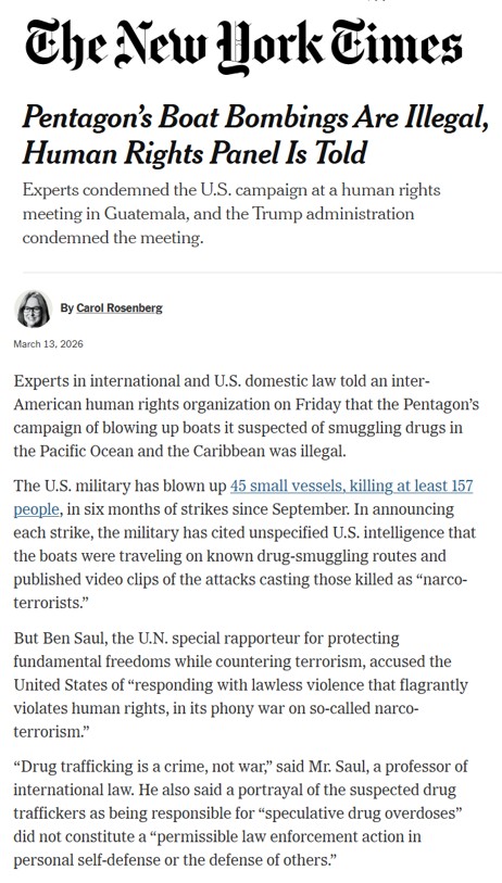 Prof Ben Saul - UN SR Human Rights & Counterterror tweet media