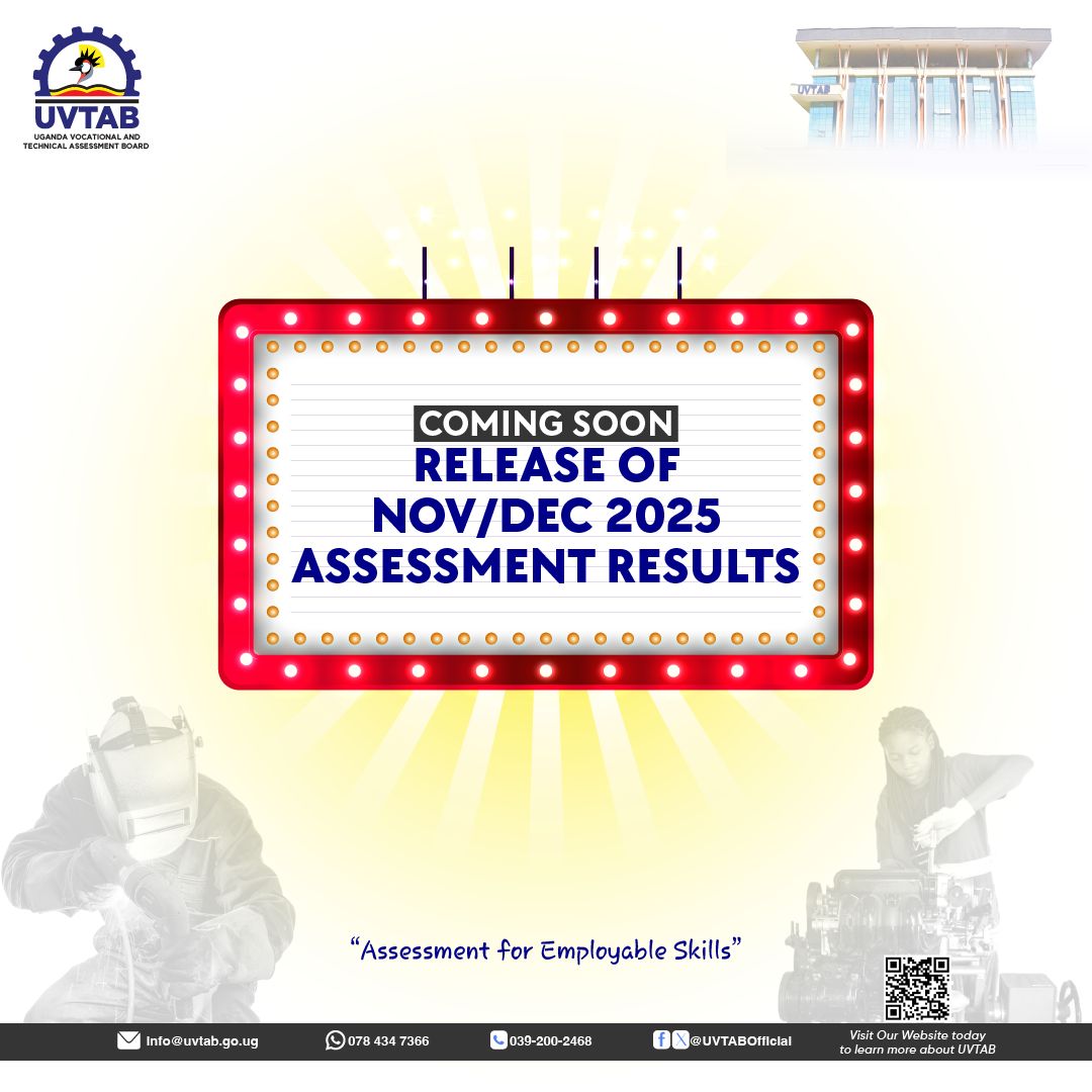 Uganda Vocational and Technical Assessment Board tweet media