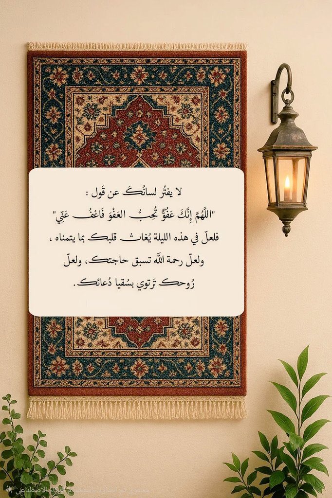 fofoo8585's tweet photo. ..🌙✨️

- اللهم انك عفوٌ تُحب العفو فاعفُ عنّا.
- اللهم اعتق رقابنا ورقاب والدينا من النار.
- اللهم آتنا في الدنيا حسنة والآخرةِ حسنة وقِنا عذاب النار. https://t.co/doATbzbihR
