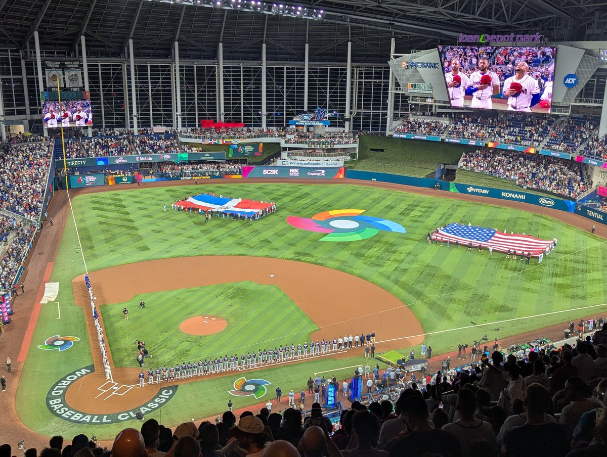 Jacob_Rogers's tweet photo. Probably the most tense, stressful baseball game I've ever been to. Every pitch mattered. Happy to see Gunnar be a hero, but sad for Dominican fans. Amazing game. Hall of Famers everywhere. #worldbaseballclassic #birdland https://t.co/Nzmshq2X0g