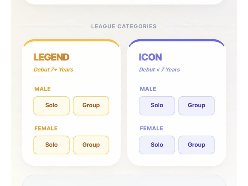 📢 CHOEAEDOL NOTICE

New League System
Seungwoo is now in the ICON – Male Individual/Solo category, as the league counts the years since his solo debut, which is under 7 years💜

#한승우 #승우 #ฮันซึงอู #ハンスンウ #韩胜宇
#HANSEUNGWOO #SEUNGWOO