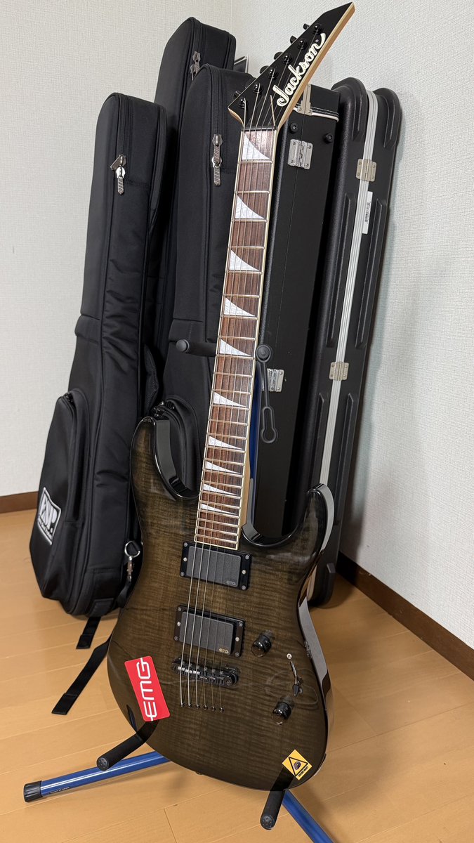shinya_zf2's tweet image. フレット磨くの大変だけど、磨き終わった時の達成感はハンパない。

 #Jacksonguitar