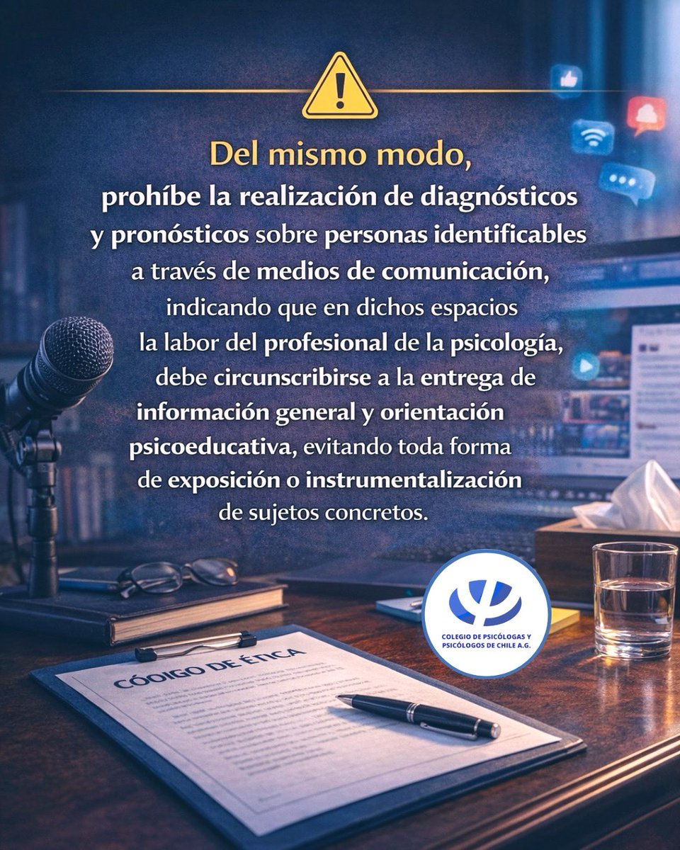 Colegio Psicólogas y Psicólogos de Chile tweet media