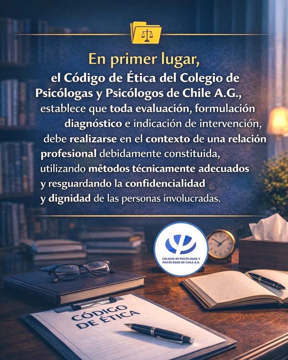 Colegio Psicólogas y Psicólogos de Chile tweet media
