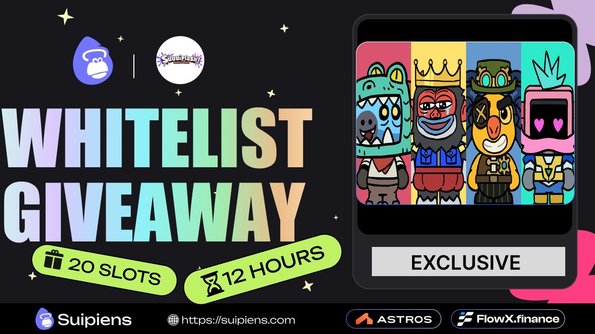 🎁 GIVEAWAY: 20 whitelist slots for <a href="/Suuuiplash/">Suuuiplash</a> NFT 

About <a href="/Suuuiplash/">Suuuiplash</a>, this is built by NHN. A Korean tech company with $700M in revenue in 2024. They've been building since 1999. This is not a random degen project. It's a PC roguelike on <a href="/SuiNetwork/">Sui</a> , launching on <a href="/PebblePlay/">Pebble</a>