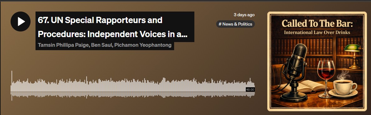 Prof Ben Saul - UN SR Human Rights & Counterterror tweet media