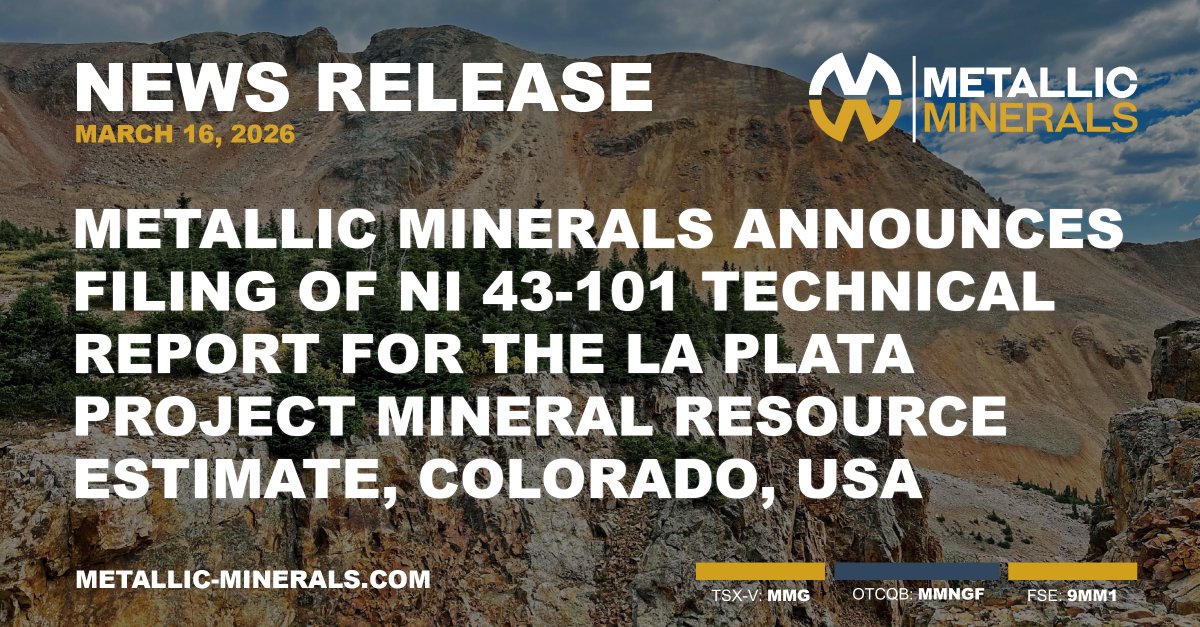 Metallic Minerals tweet media