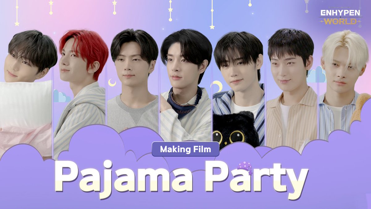 🎞 Making Film : パジャマパーティー

まるで私のためのlullabyみたい😴🌙
ふんわりパジャマパーティーのメイキング映像を公開 !

YouTubeでチェック 👉 youtu.be/vWnXsO2Errc

🎮 今すぐダウンロード
enhypenworld.com/store.html 

#ENHYPENWORLD
#ENHYPEN