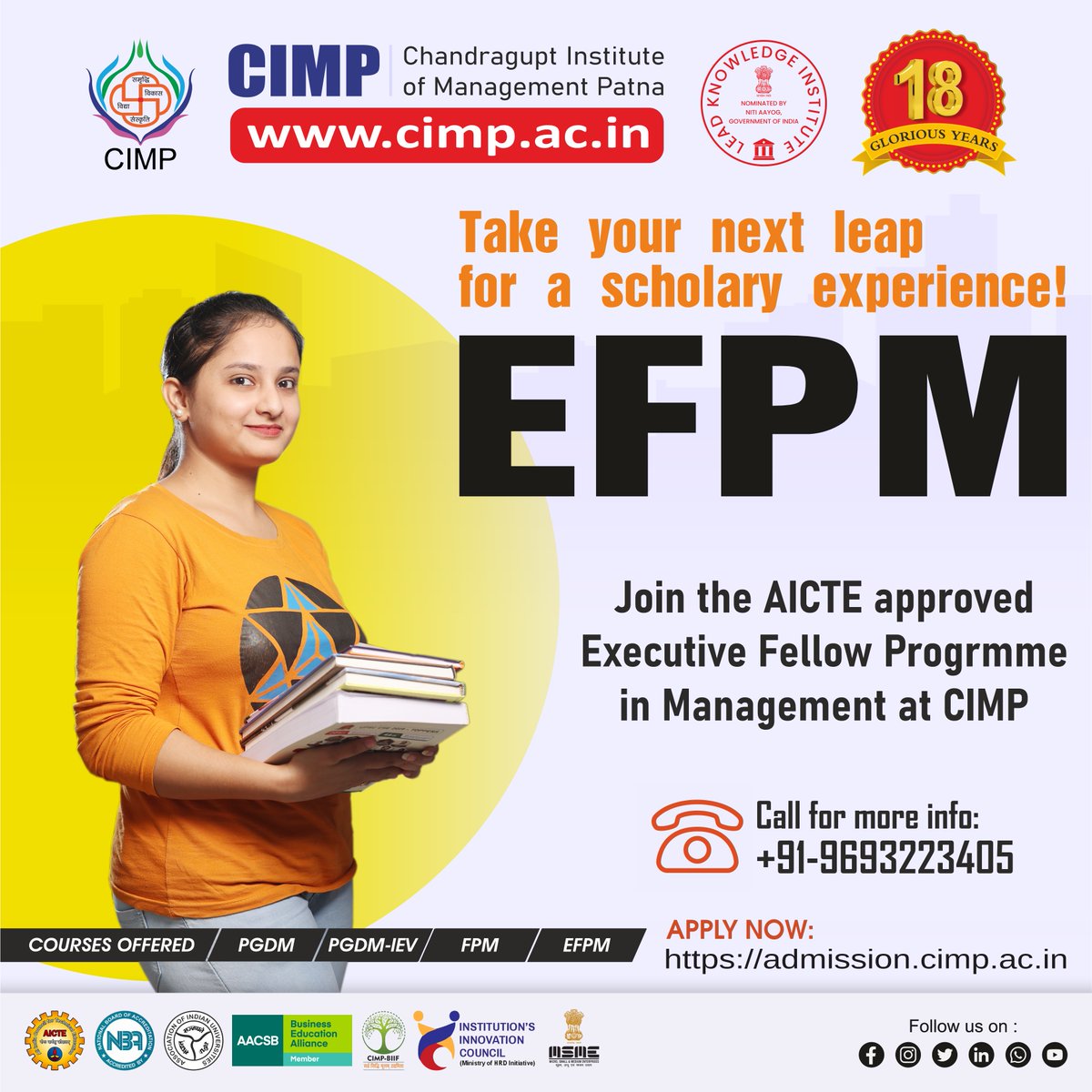 Chandragupt Institute of Management Patna (CIMP) tweet media