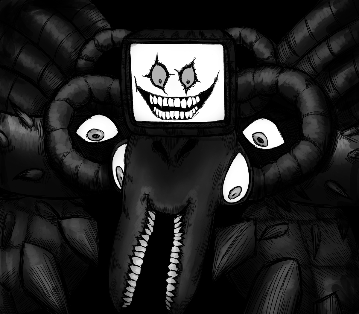 Omega Flowe OMEGA FLOWEY #undertale #undertalefanart