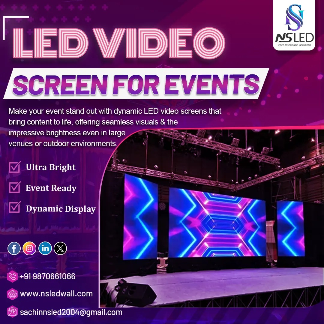nsledscreen's tweet image. Turn every event into a spectacular visual experience with NS LED Video Screens for Events. Designed for ultra-bright performance and dynamic displays, our LED screens deliver stunning visuals that captivate every audience. 
#NSLED #LEDVideoScreen #EventLEDDisplay #LEDWall