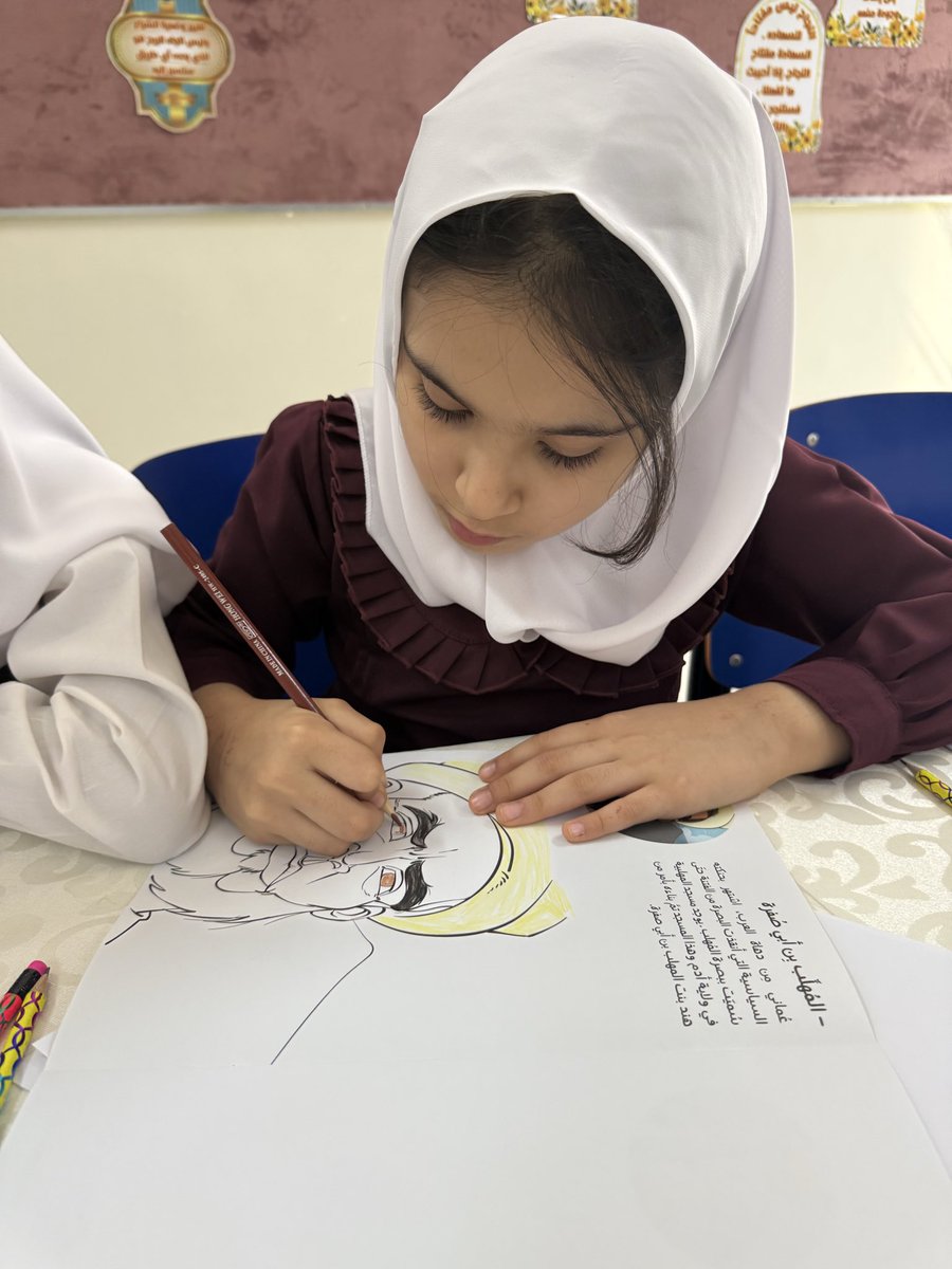 #يحدث_الان
ورشة بعنوان كيف ارسم قصتي 
من تنظيم #مجلة_مرشد
بالتعاون مع <a href="/EduGovSbt3332/">مدرسة الثناء للتعليم الأساسي (1-4)</a> بولاية بركاء