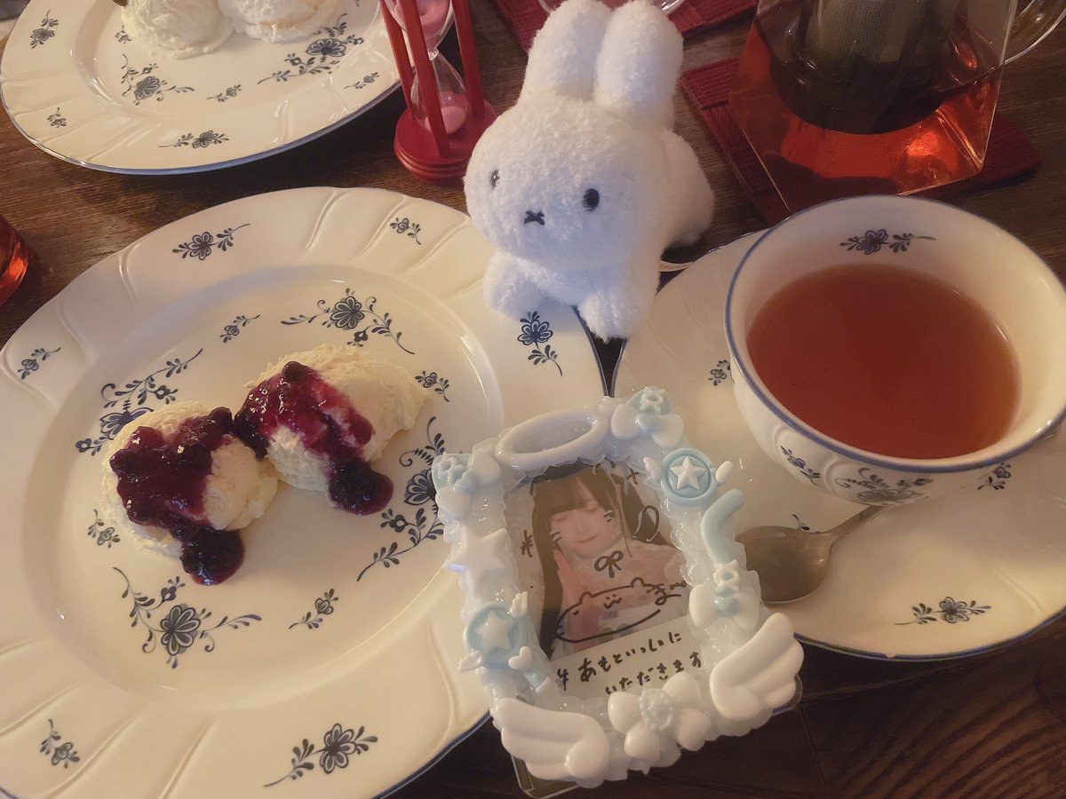あもさん、レアチーズケーキだよ