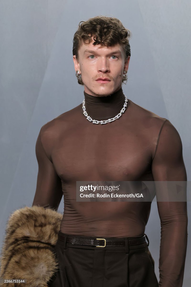 Connor Storrie at the Vanity Fair Oscar Party.